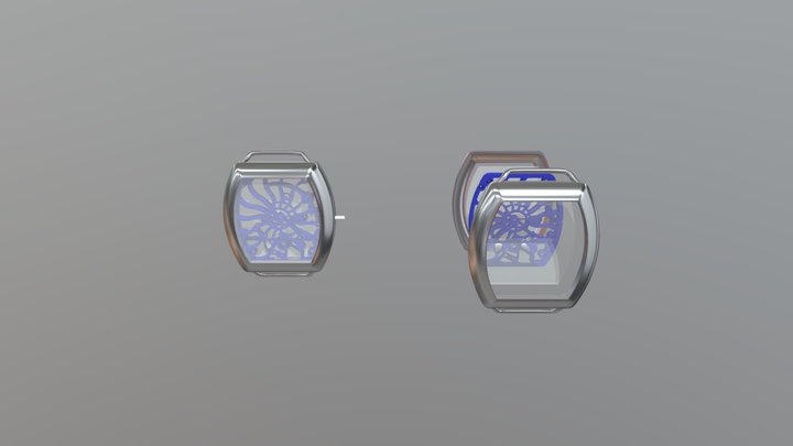 Test-watch case 3D Model