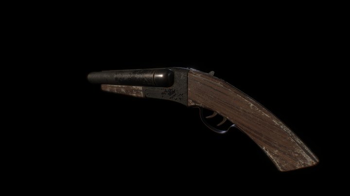Sawed_Off_Shotgun 3D Model