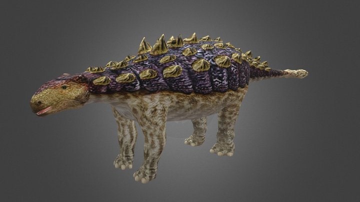 Dinosaur Hunting Euoplocephalus – Modelo 3D gratuito STL