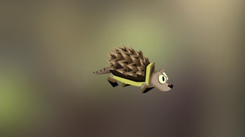 Hedgehog - superfrog - animated