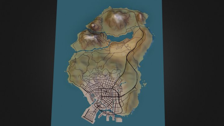 GTA V Terrain Mapping V1.0 3D Model