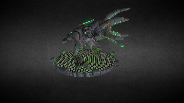Project SINA 3D Game Model -  Kanga Squid 3D Model