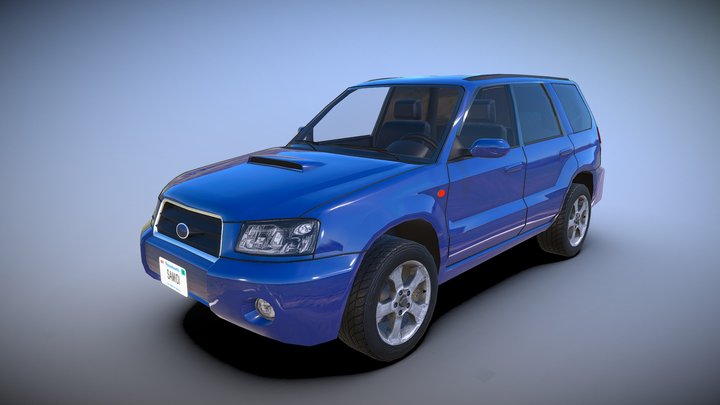 Subaru Forester SG 03-08 3D Model