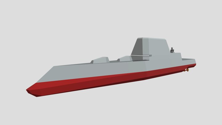 DDG-3000 Stealth 3D Model
