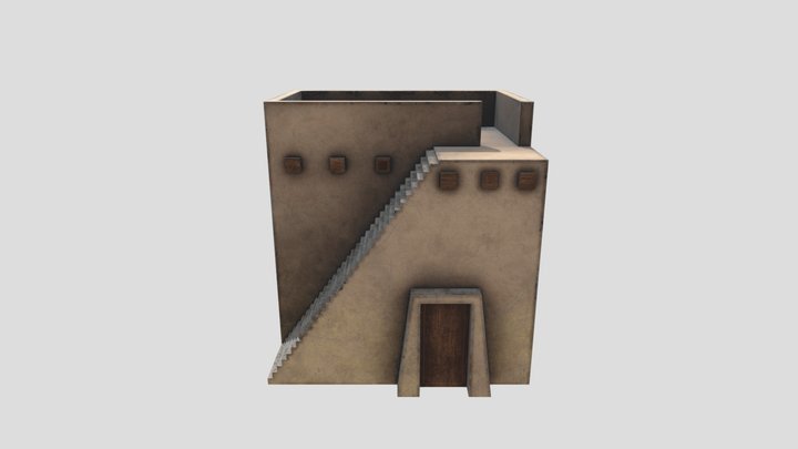 DESERT HOUSE_ 3D Model