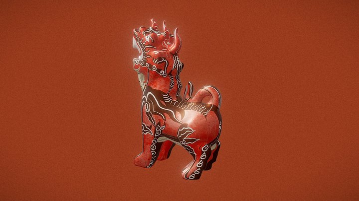 Vietnamese Unicorn 3D Model