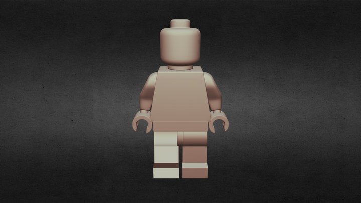 Muñeco de lego 3D Model