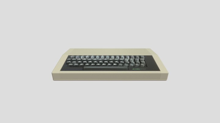Acorn Atom Computer 3D Model
