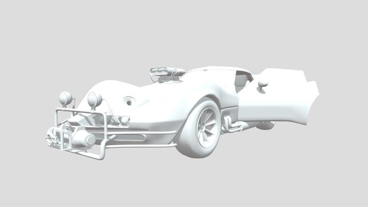 The Ultimate 90's Car Collection Tuning 01 3D Model