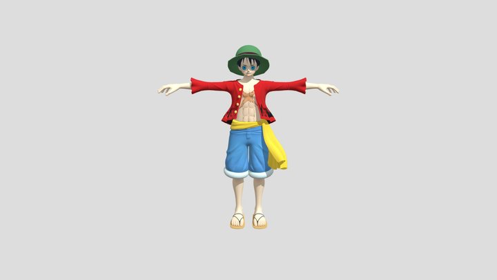 Luffy 3D Model