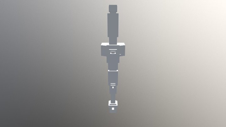 Assault Machine Gun 3D Model