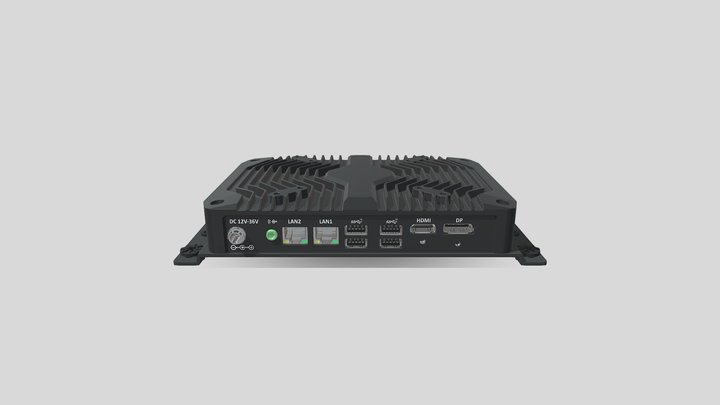 BCO-500-ADL Fanless Mini Industrial Computer 3D Model