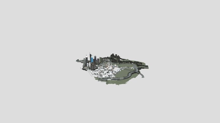 NFS U2 city part (85mb glb) 3D Model