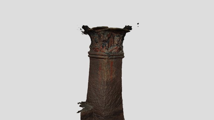 Tomba-delle-Cariatidi_2025_pilier-gauche_obj_red 3D Model