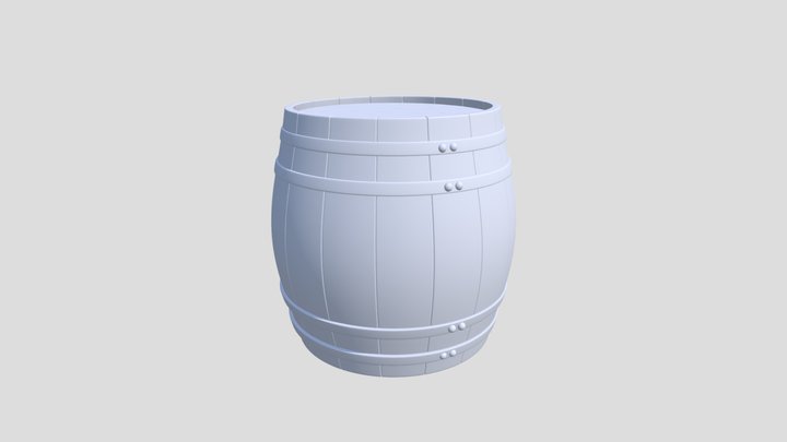 Barrel_HP 3D Model