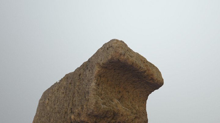 Stone Block (Textured) 3D Model