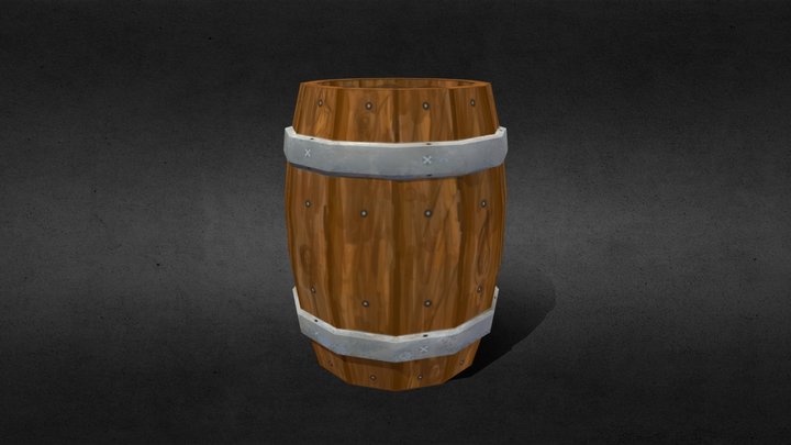 Barrel 3D Model
