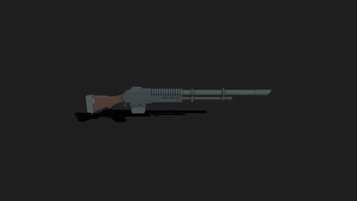 WH40K - Lasgun Lucius Pattern High-Poly (WIP) 3D Model