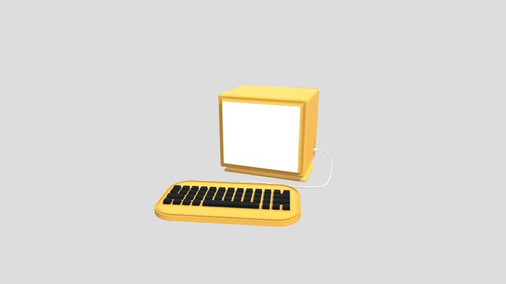 Cute/Computer 3D Model