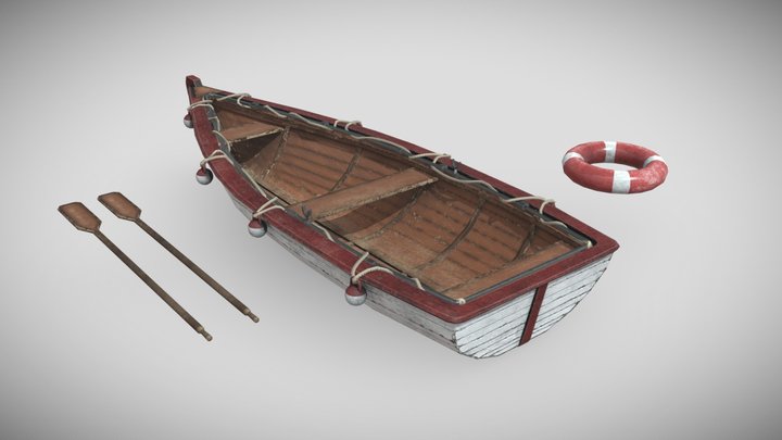 Paddle Boat LP 3D Model