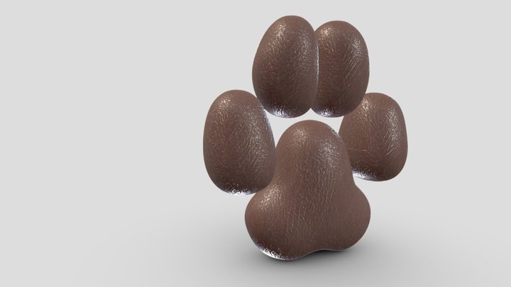 Dog Pawpads 3D Model
