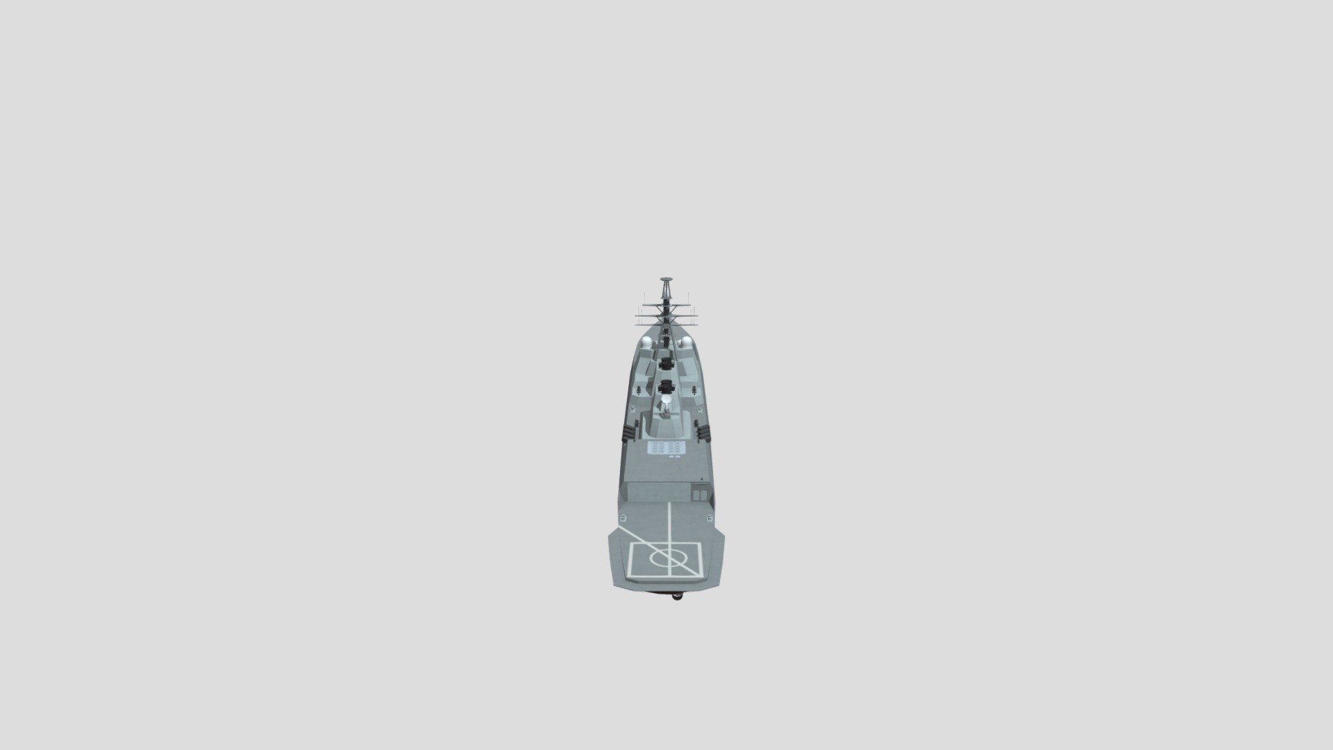 Arleigh Burke Warships Lowpoly