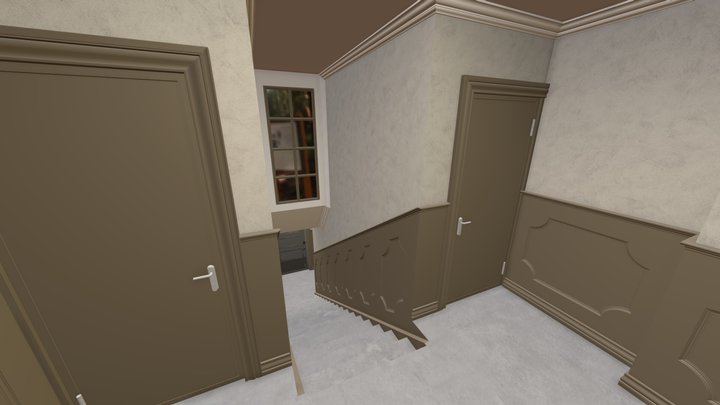 Runsvik trapphus 3D Model