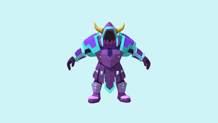 Samurai Warrior 3D Model