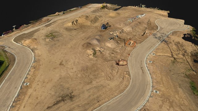 Land Development - 3D View 3D Model