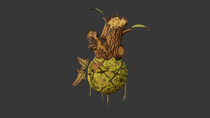 Kokedama 3d Models - Sketchfab