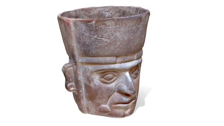 Vaso ceremonial Tiwanakota - Keru 3D Model
