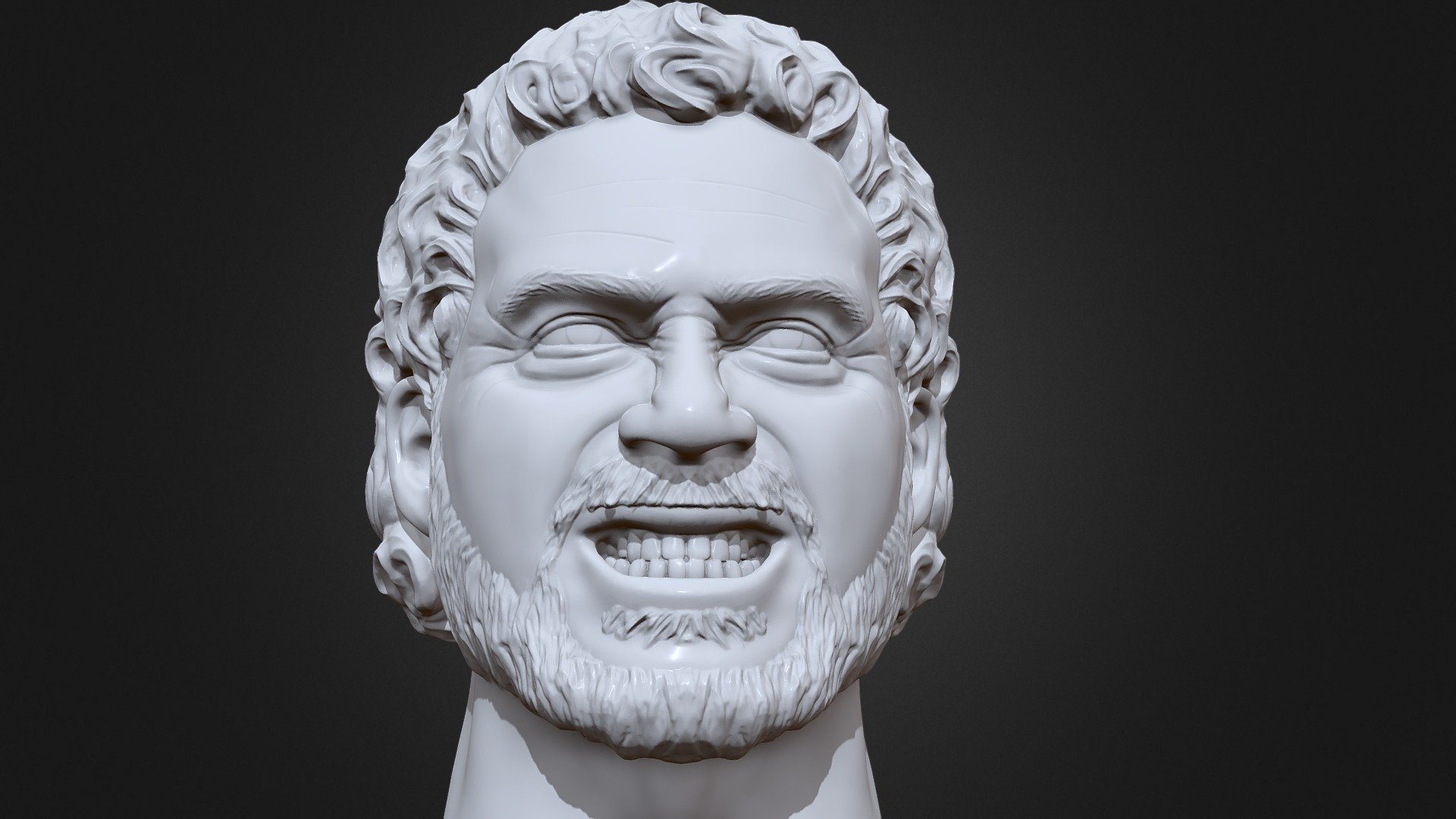 Hercules Hernandez 3D printable portrait