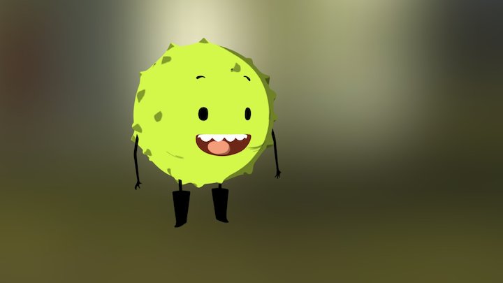 Chestnut hull 3D Model