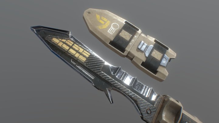 Titanfall2 Data Knife (Custom) 3D Model