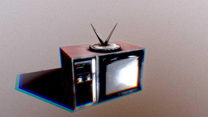 Analog Television Screen – Free 3D Model STL