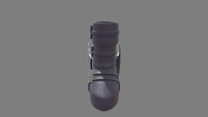 Sandy's Rush Boots with Wings 3D Model