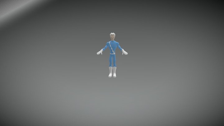 Infinity Quicksilver T-Pose 3D Model