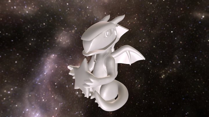 Space Dragon 3D Model