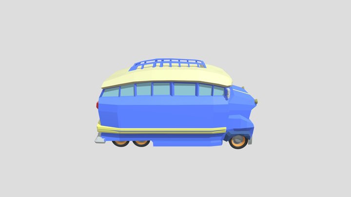Inazuma Eleven bus 3D Model