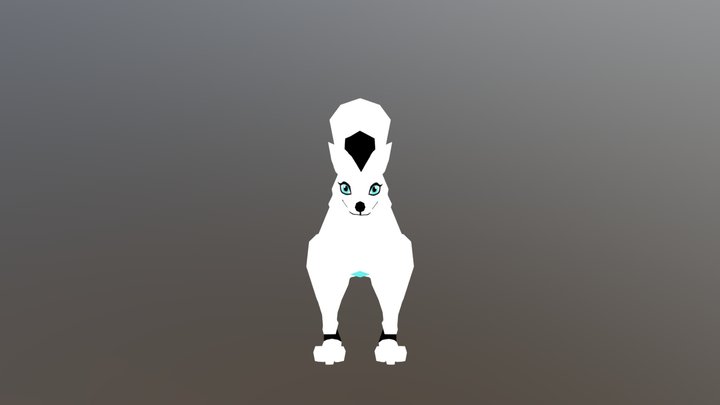 Kaala simple wolf model 3D Model