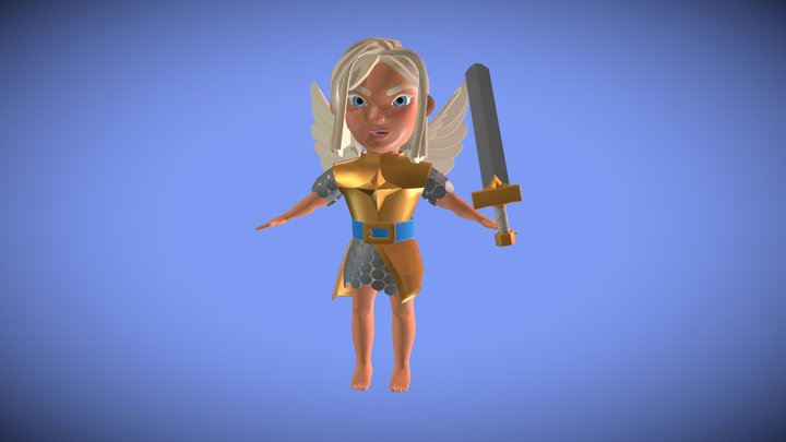 battle angel 3D Model