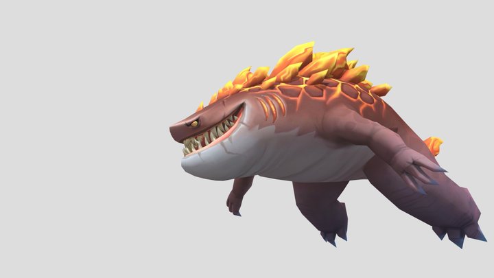 Hungry Shark Evolution Magmajira 3D Model