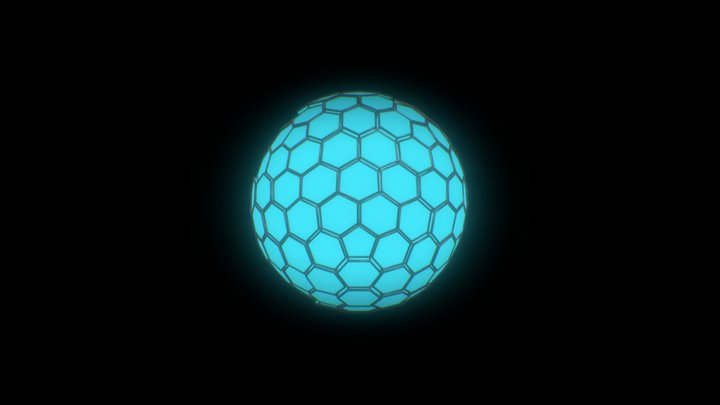 HexagonalSphere Animated 3D Model