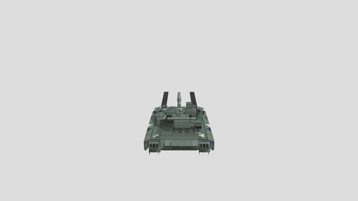 T-84 oplot  minecraft style 3D Model