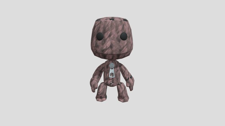 Play Station 3 - Little Big Planet - Sackboy 3D Model