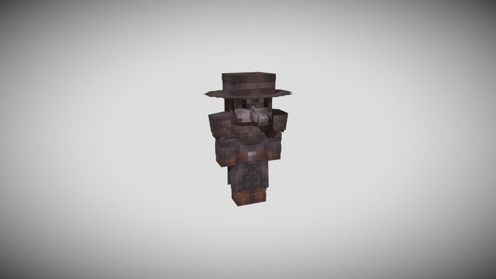 Plague Doctor Suit 3D Model