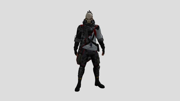 Freefire Character 06 3D Model