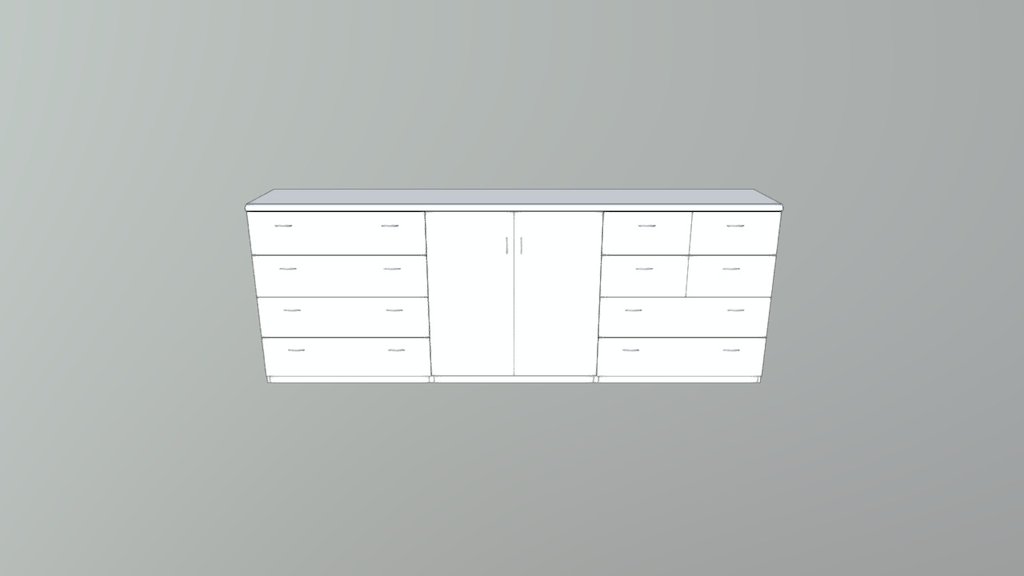 Custom Wall Unit Bay - 3D model by Has Been Office Furniture (@hasbeen ...