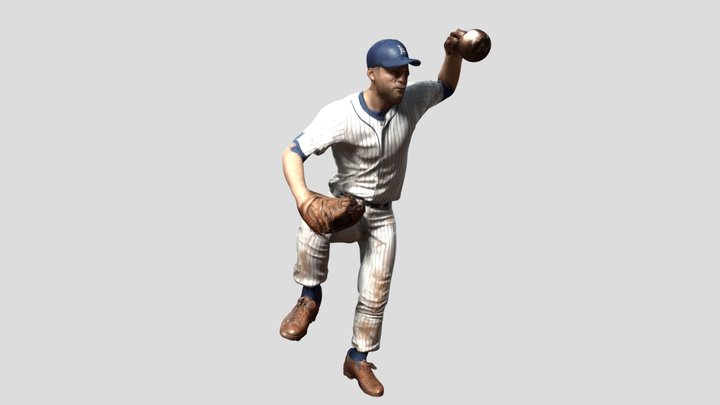 Baseball - pitching 5 – Kostenloses 3D-Modell STL