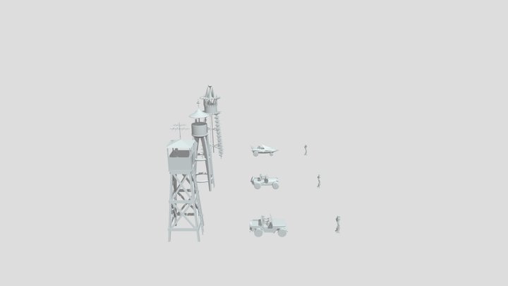 HW XYZ Silhouettes 3D Model